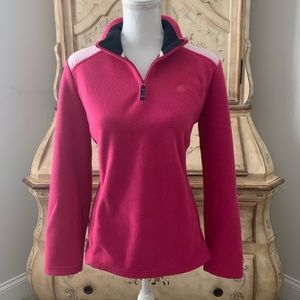 💗 Brooks Brothers Raspberry Pink Fleece Pullover